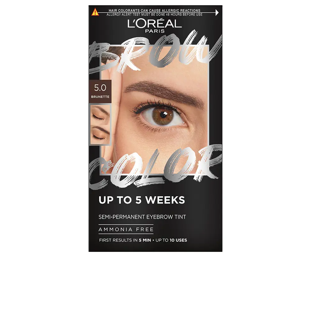 Краска для бровей Brow color tinte de cejas L'Oréal París, цвет 5.0-brunette, 4 шт.
Краска для бровей Brow color tinte de cejas L'Oréal París, цвет 5.0-brunette, 4 шт.