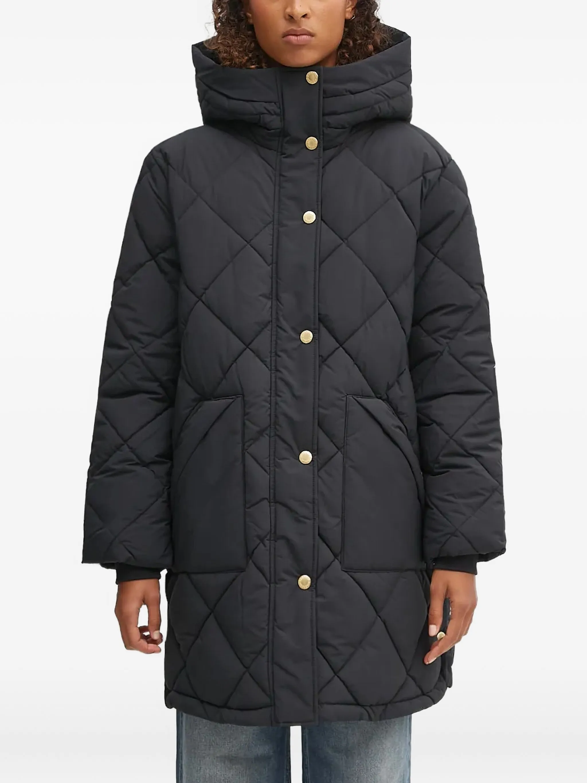 Стеганая куртка с капюшоном Barbour, черный
Стеганая куртка с капюшоном Barbour, черный