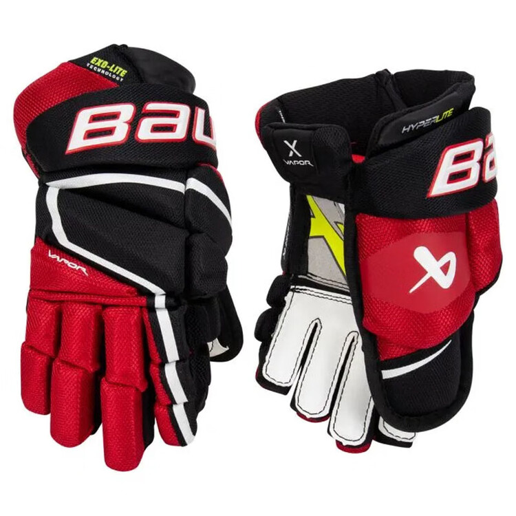 BAUER Новая модель 2022 года HYPERLITE хоккейные перчатки для юниоров и взрослых, элитный уровень, черно-красные, 10 дюймов
BAUER Новая модель 2022 года HYPERLITE хоккейные перчатки для юниоров и взрослых, элитный уровень, черно-красные, 10 дюймов