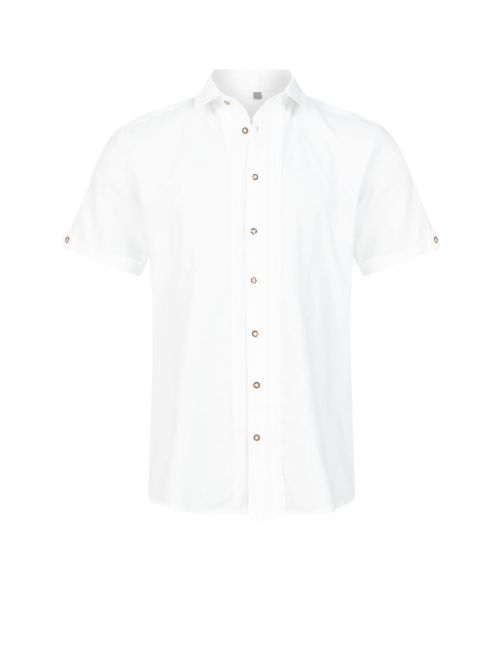 Традиционная рубашка Йозеф, плоский воротник, короткие рукава, белый цвет. Nübler
Традиционная рубашка Йозеф, плоский воротник, короткие рукава, белый цвет. Nübler