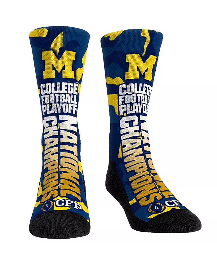 Носки мужские и женские, темно-синие, носки с надписью «Michigan Wolverines College Football Playoff 2023», национальные чемпионы Rock 'Em
Носки мужские и женские, темно-синие, носки с надписью «Michigan Wolverines College Football Playoff 2023», национальные чемпионы Rock 'Em