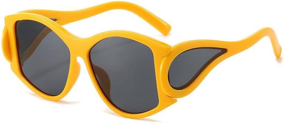 Панк-солнцезащитные очки для мужчин, большие солнцезащитные очки «кошачий глаз» для женщин, солнцезащитные очки в стиле стимпанк, модные очки неправильной формы MTZJH, C3yellowgray
Панк-солнцезащитные очки для мужчин, большие солнцезащитные очки «кошачий глаз» для женщин, солнцезащитные очки в стиле стимпанк, модные очки неправильной формы MTZJH, C3yellowgray