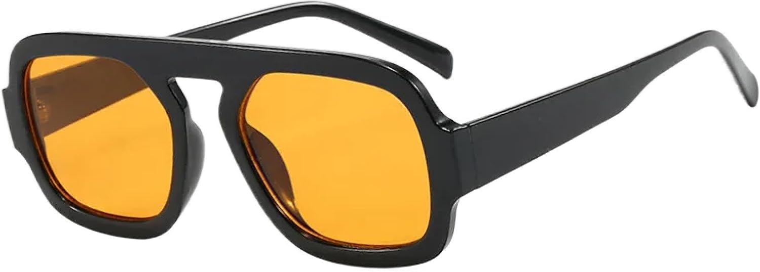 Солнцезащитные очки с защитой от УФ-излучения UV400 | Градиентный панк, большая оправа | Для женщин и мужчин, для занятий спортом на открытом воздухе и вождения DSVIGF, Black Orange
Солнцезащитные очки с защитой от УФ-излучения UV400 | Градиентный панк, большая оправа | Для женщин и мужчин, для занятий спортом на открытом воздухе и вождения DSVIGF, Black Orange