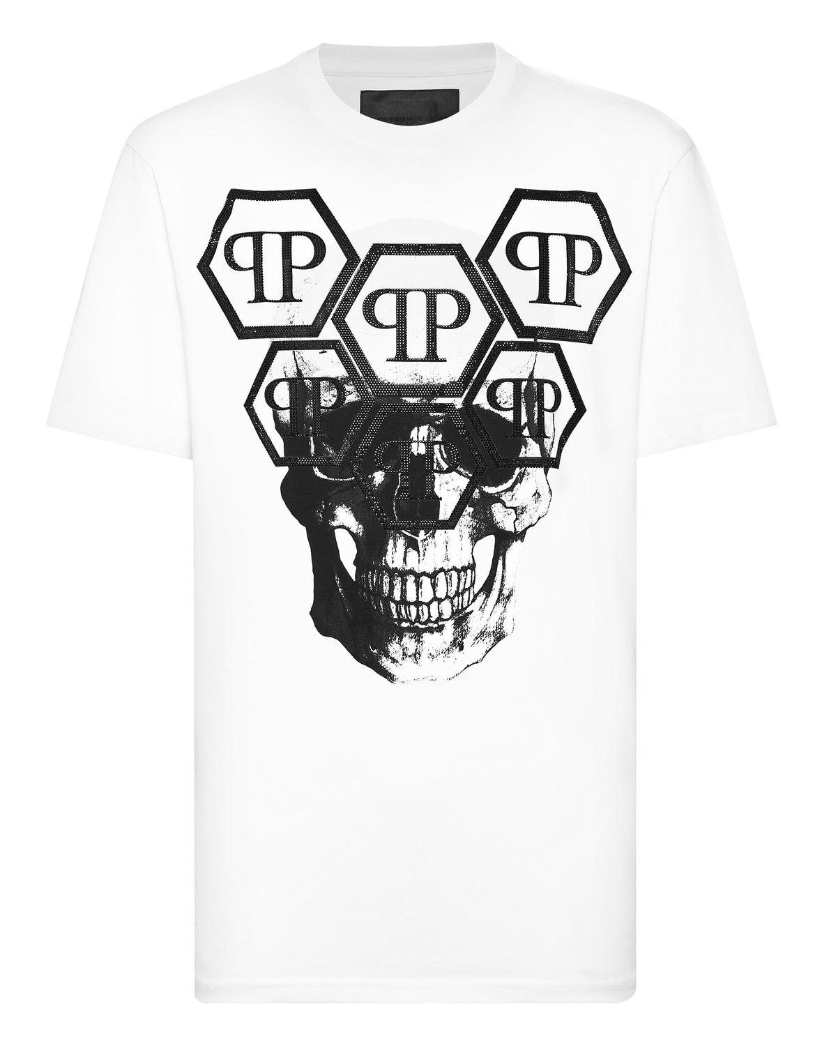 Футболка с круглым вырезом SS Stones Skull PHILIPP PLEIN, белый
Футболка с круглым вырезом SS Stones Skull PHILIPP PLEIN, белый