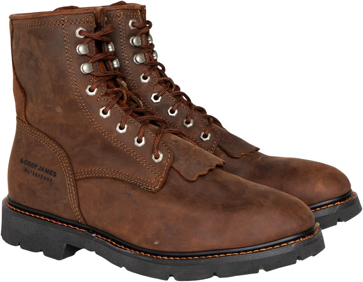 Мужские ботинки Cody James 8 Mustang с водонепроницаемой шнуровкой и мягким носком - Cwrr2, коричневый
Мужские ботинки Cody James 8 Mustang с водонепроницаемой шнуровкой и мягким носком - Cwrr2, коричневый