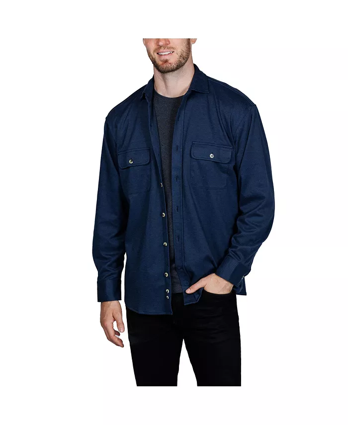 Супермягкая однотонная рубашка-свитер Tailorbyrd, синий
Супермягкая однотонная рубашка-свитер Tailorbyrd, синий