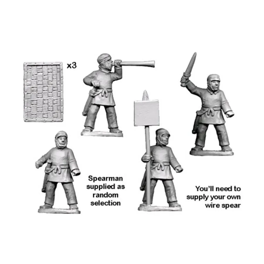 Командование персидских копейщиков Спарабары, Historical Miniatures - Ancient - Roman Empire (28mm) (Crusader Miniatures)
Командование персидских копейщиков Спарабары, Historical Miniatures - Ancient - Roman Empire (28mm) (Crusader Miniatures)