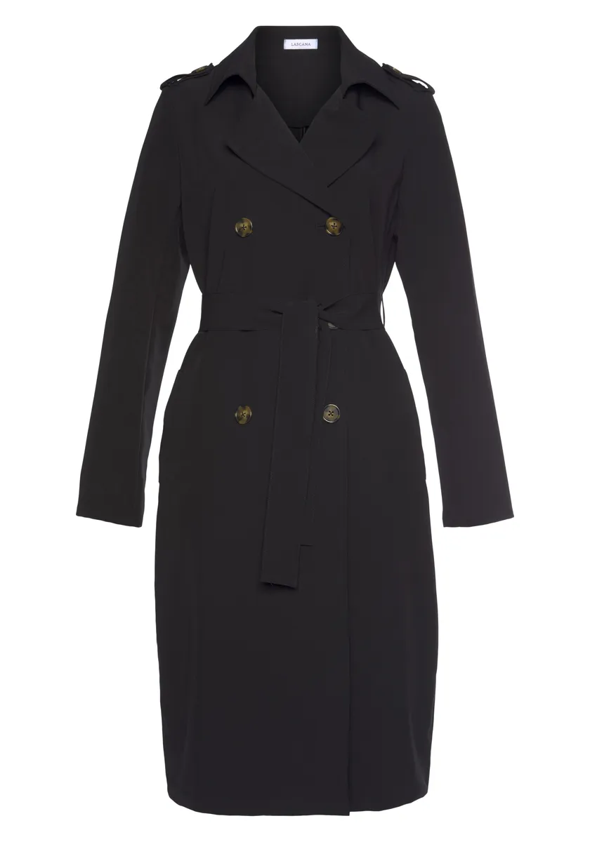 Тренч Lascana With Tie Belt, черный
Тренч Lascana With Tie Belt, черный