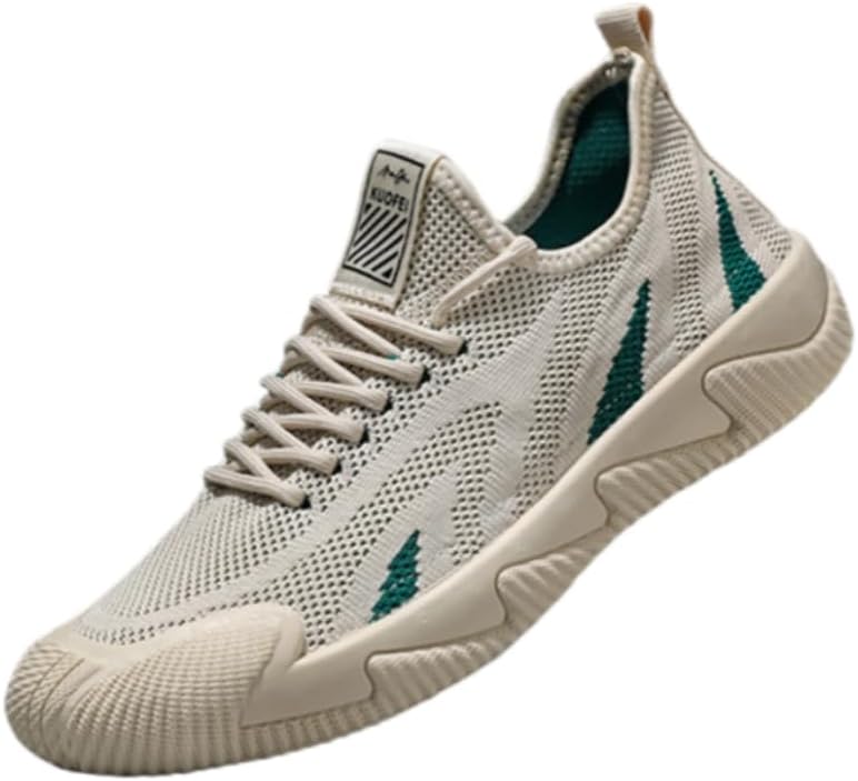 Мужские повседневные кроссовки из сетки - легкая спортивная обувь для бега с дышащим вязаным верхом, современный модный дизайн для повседневной носки, Спортивная одежда Hoalox, бежевый
Мужские повседневные кроссовки из сетки - легкая спортивная обувь для бега с дышащим вязаным верхом, современный модный дизайн для повседневной носки, Спортивная одежда Hoalox, бежевый