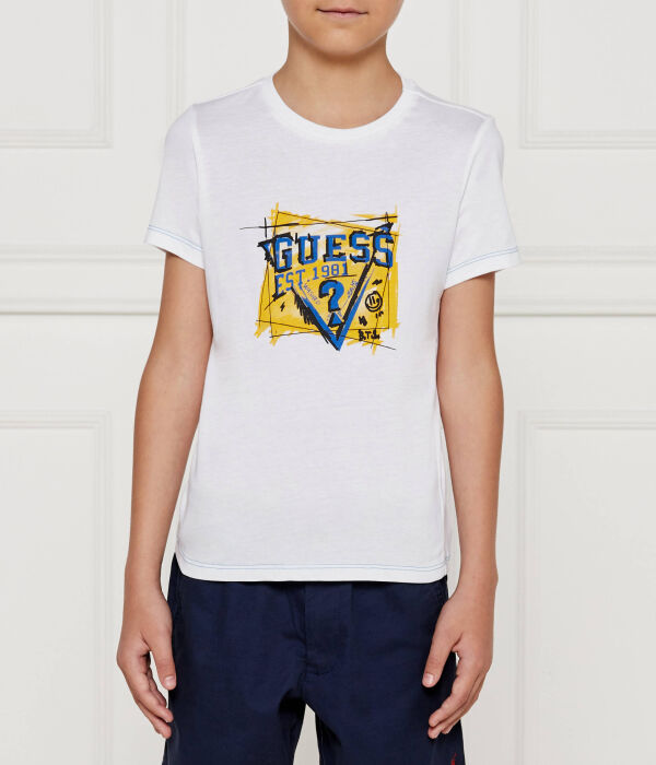 Футболка Guess с логотипом, белый
Футболка Guess с логотипом, белый