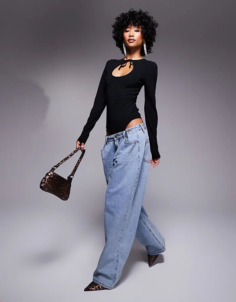 Боди с вырезом-замочной скважиной черного цвета ASOS DESIGN
Боди с вырезом-замочной скважиной черного цвета ASOS DESIGN