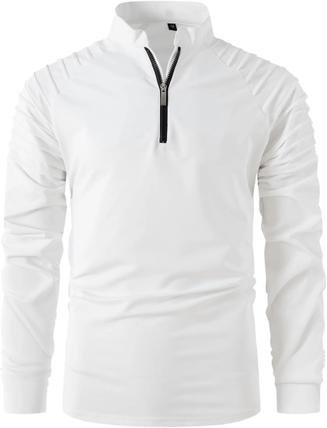 Мужской спортивный поло-свитер с четвертью молнии Kenhansion
Мужской спортивный поло-свитер с четвертью молнии Kenhansion