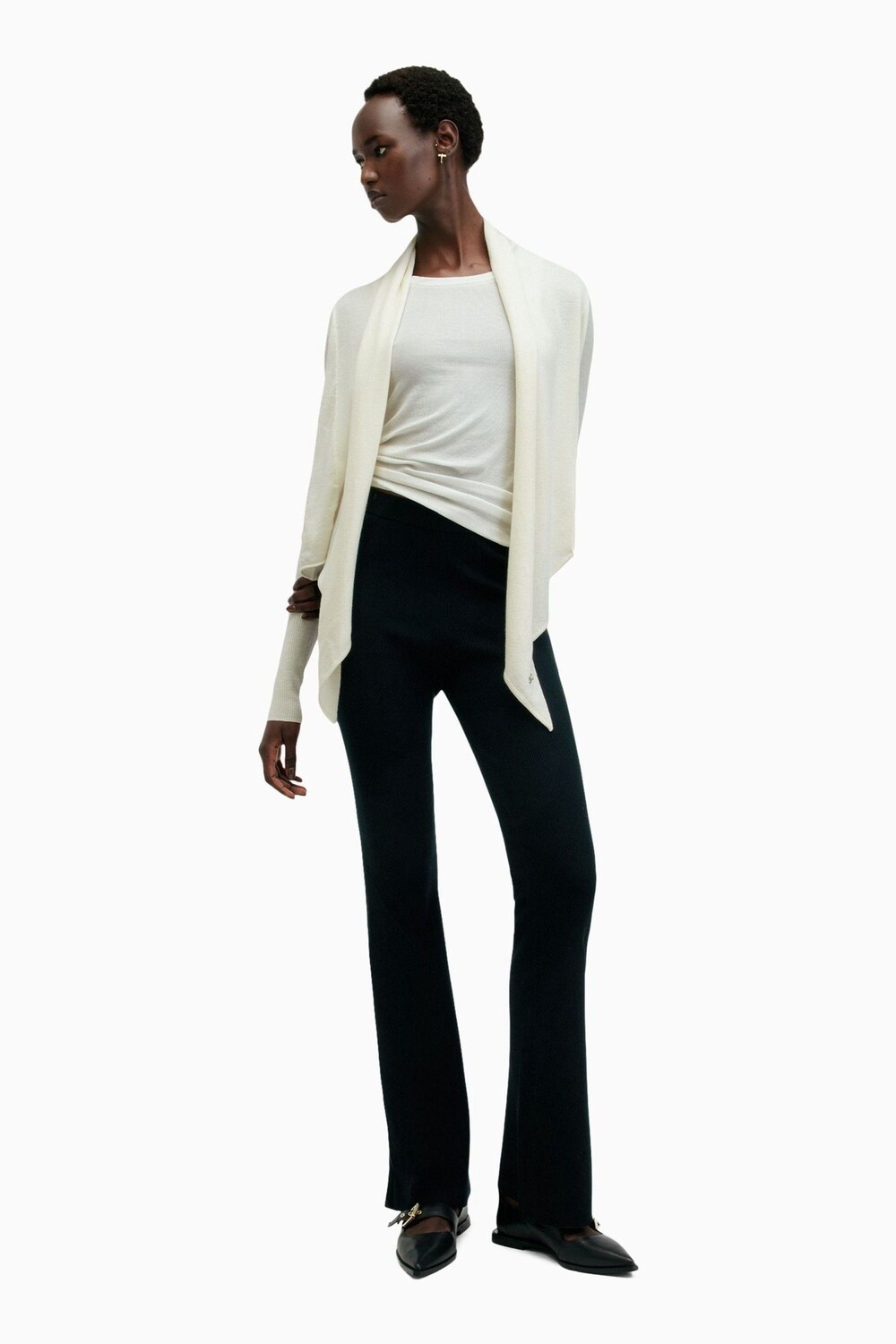 Пиратский кардиган Allsaints Wasson All Saints, белый 
Пиратский кардиган Allsaints Wasson All Saints, белый