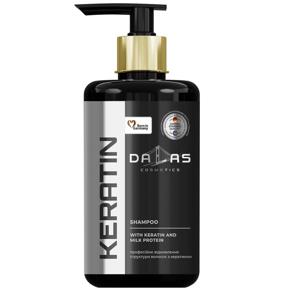 Dalas Keratin, Шампунь для сухих и поврежденных волос, 970мл
Dalas Keratin, Шампунь для сухих и поврежденных волос, 970мл