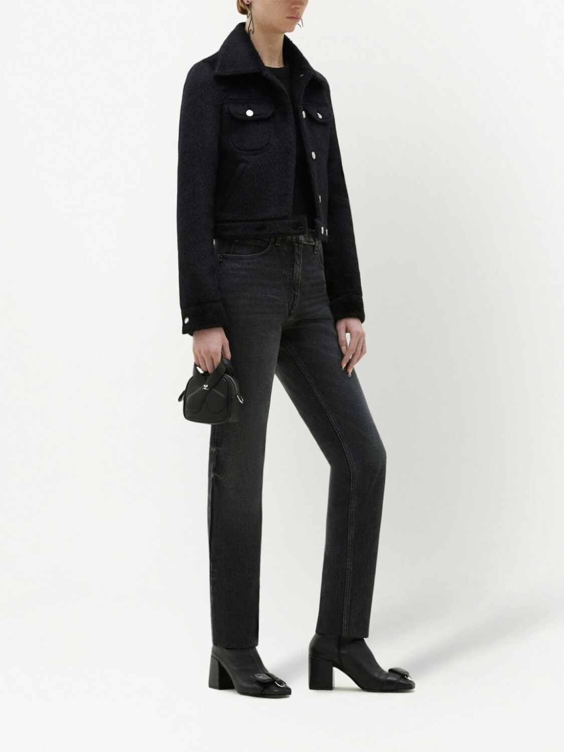 Courrèges джинсы прямого кроя, серый
Courrèges джинсы прямого кроя, серый