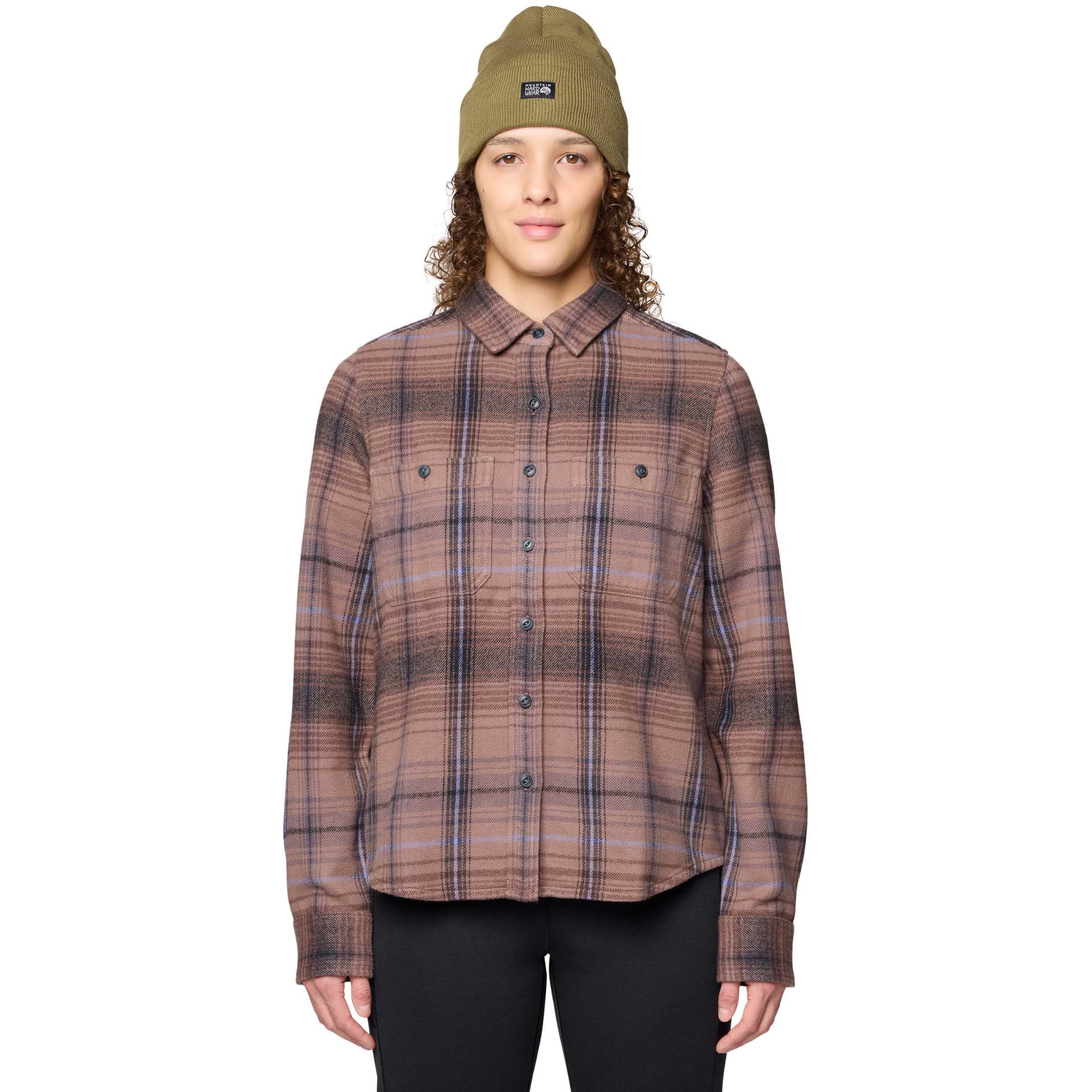 Женская плюшевая рубашка с длинными рукавами Mountain Hardwear, Wild Taupe Wyoming Plaid
Женская плюшевая рубашка с длинными рукавами Mountain Hardwear, Wild Taupe Wyoming Plaid