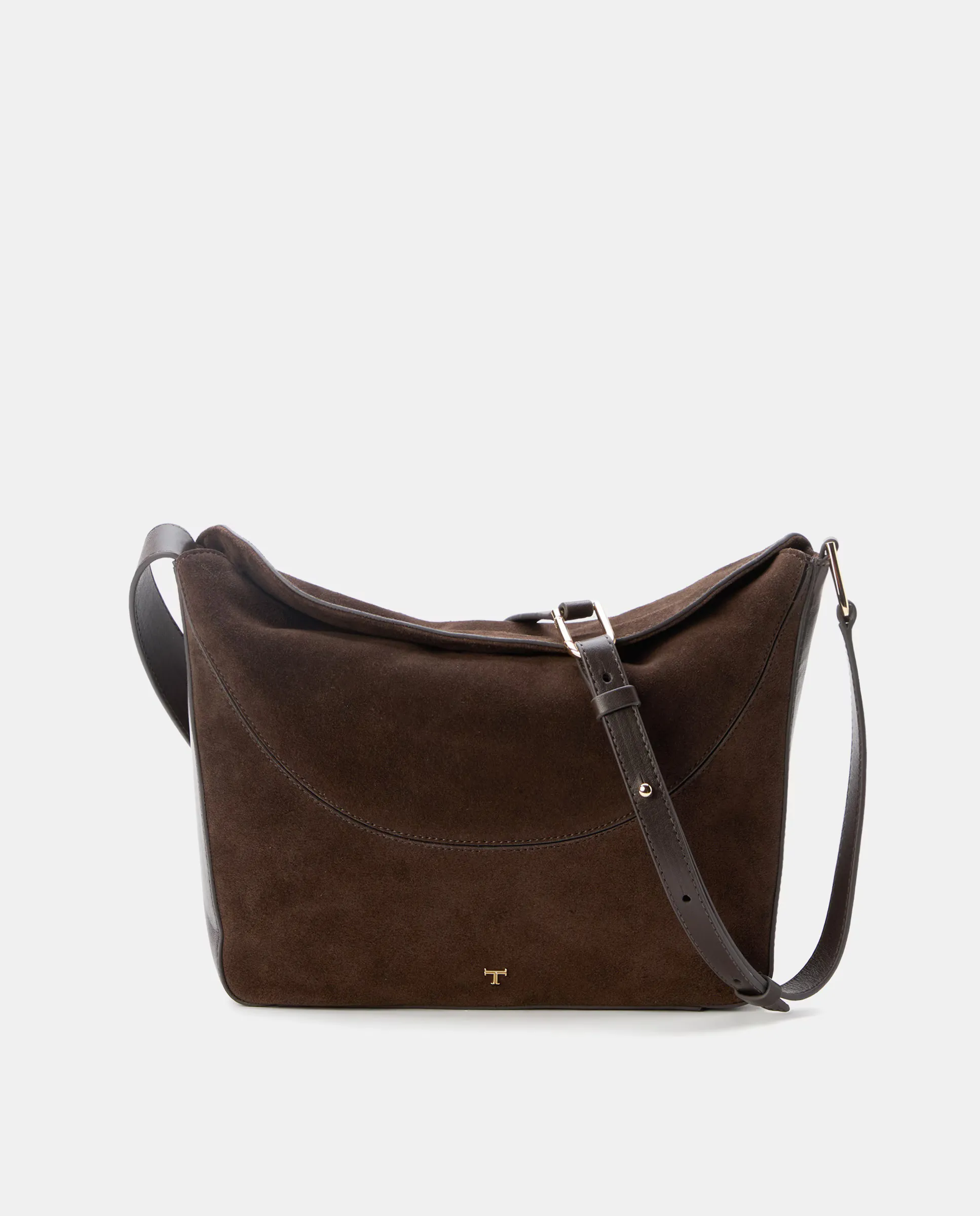 Сумка из замши с магнитной застежкой и регулируемым ремнем Latouche, шоколадный
Сумка из замши с магнитной застежкой и регулируемым ремнем Latouche, шоколадный