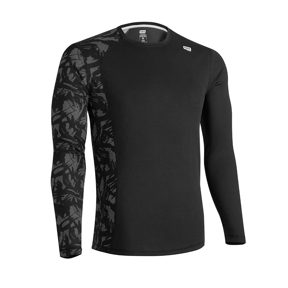 Футболка с длинным рукавом 42k Running Lotus Winter, черный 
Футболка с длинным рукавом 42k Running Lotus Winter, черный