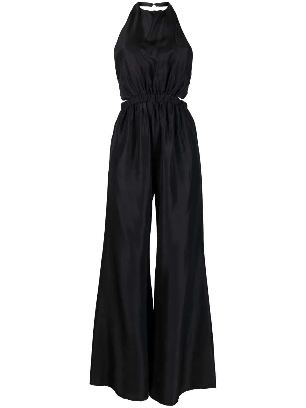 Шелковый комбинезон с вырезом халтер Forte Forte, черный
Шелковый комбинезон с вырезом халтер Forte Forte, черный
