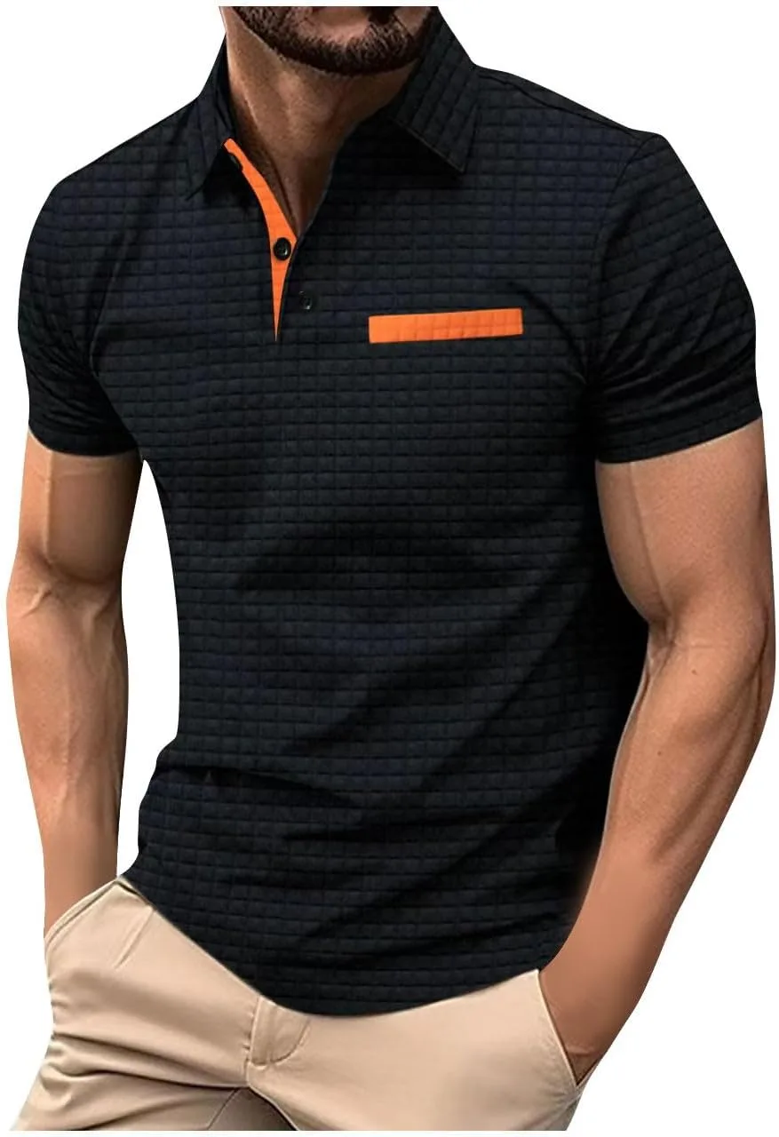 Мужская поло с коротким рукавом, Henley, Regular Fit
Мужская поло с коротким рукавом, Henley, Regular Fit