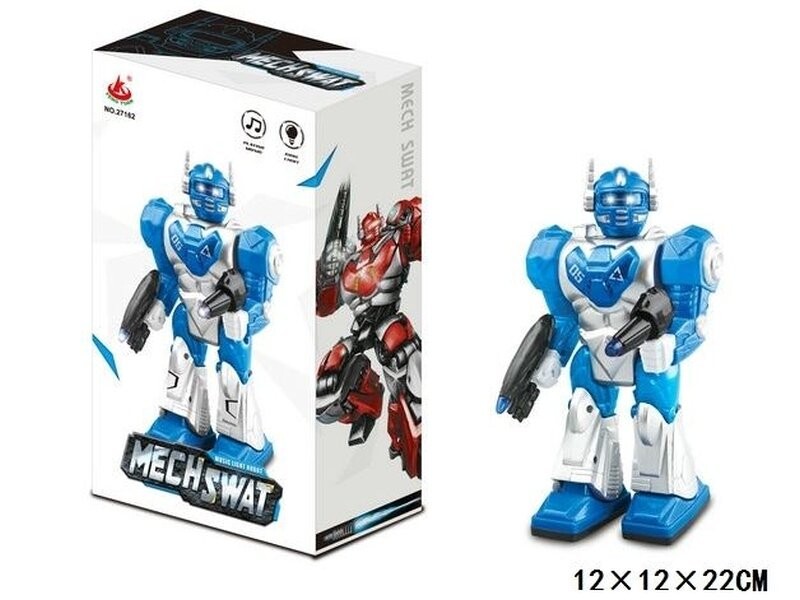 Игрушечный шагающий робот на батарейках для детей 8206 Gazelo
Игрушечный шагающий робот на батарейках для детей 8206 Gazelo