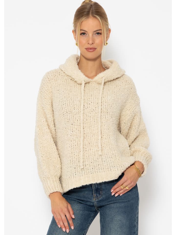 Пуловер SASSYCLASSY Kapuzenpullover, белый
Пуловер SASSYCLASSY Kapuzenpullover, белый