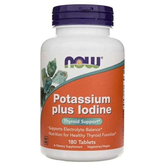 Now Foods, Калий + Йод - 180 таблеток
Now Foods, Калий + Йод - 180 таблеток
