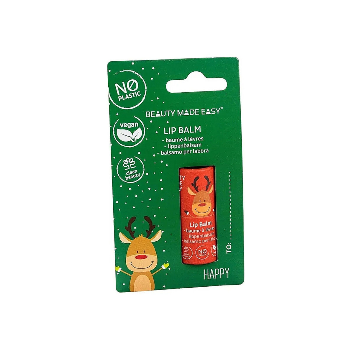 Beauty Made Easy Happy, Бальзам для губ 5,5 г
Beauty Made Easy Happy, Бальзам для губ 5,5 г