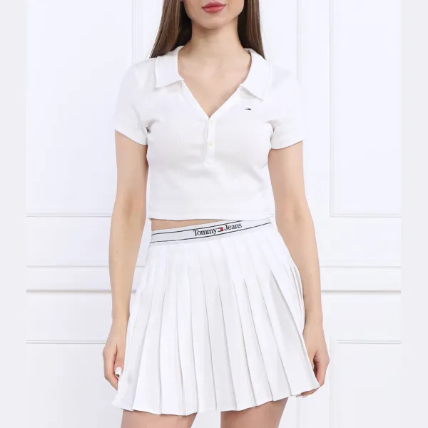 Укороченная рубашка-поло Tommy Hilfiger, белый
Укороченная рубашка-поло Tommy Hilfiger, белый