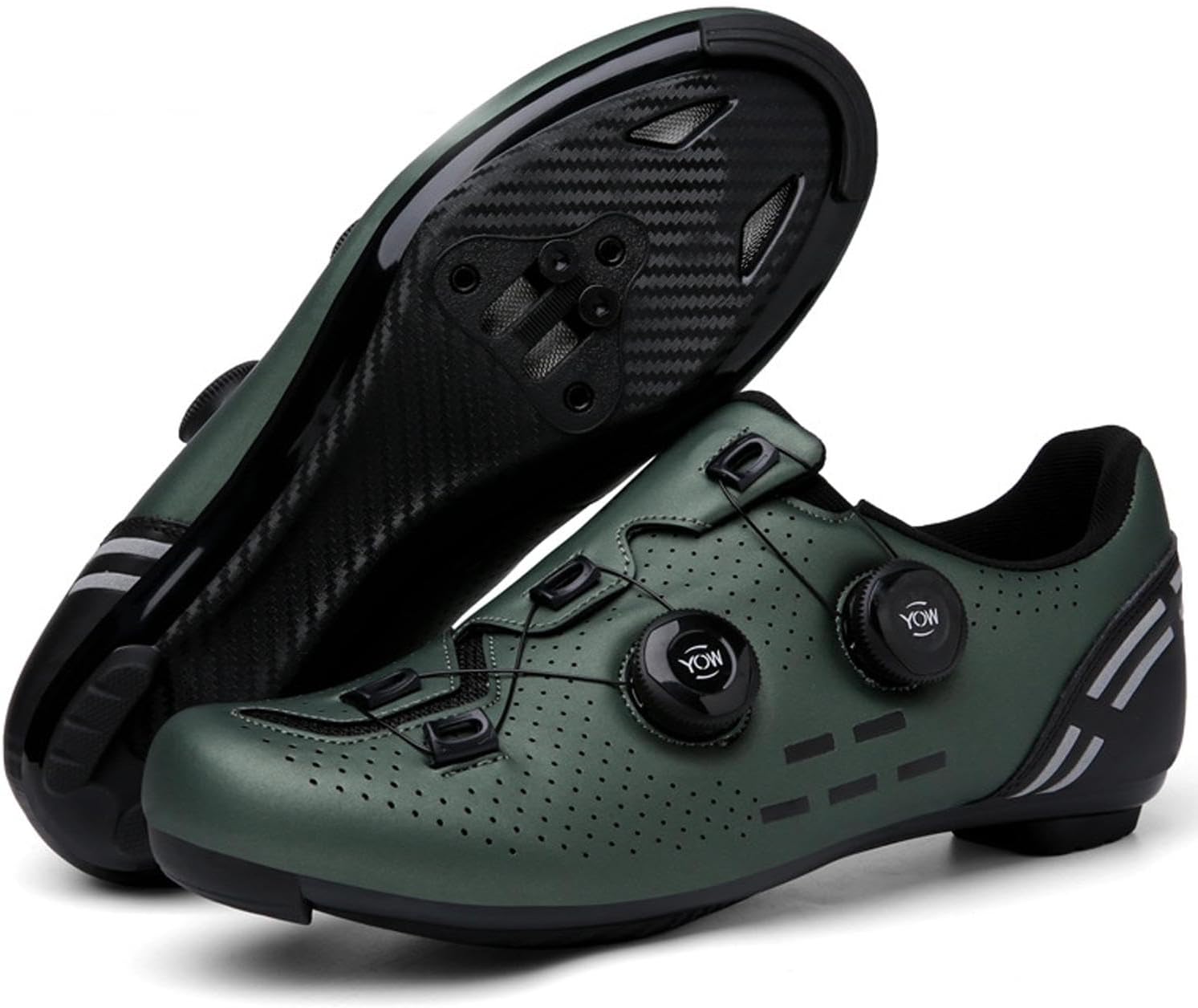 Велосипедные туфли для мужчин и женщин, шоссейные/MTB - система самозапирающихся SPD, легкие и дышащие велотуфли с плоской подошвой для дороги и бездорожья (унисекс) Wttagkl, зеленый
Велосипедные туфли для мужчин и женщин, шоссейные/MTB - система самозапирающихся SPD, легкие и дышащие велотуфли с плоской подошвой для дороги и бездорожья (унисекс) Wttagkl, зеленый