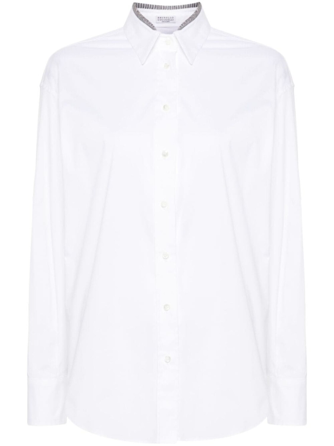 Brunello Cucinelli рубашка с бисером, белый
Brunello Cucinelli рубашка с бисером, белый