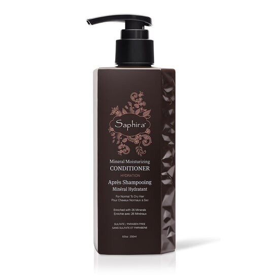 Увлажняющий кондиционер, 250 мл Saphira Mineral Moisturizing
Увлажняющий кондиционер, 250 мл Saphira Mineral Moisturizing