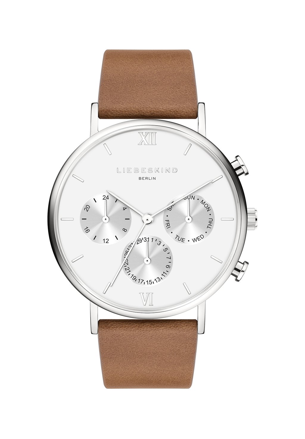 Часы с хронографом UHR Liebeskind Berlin, коричневый
Часы с хронографом UHR Liebeskind Berlin, коричневый