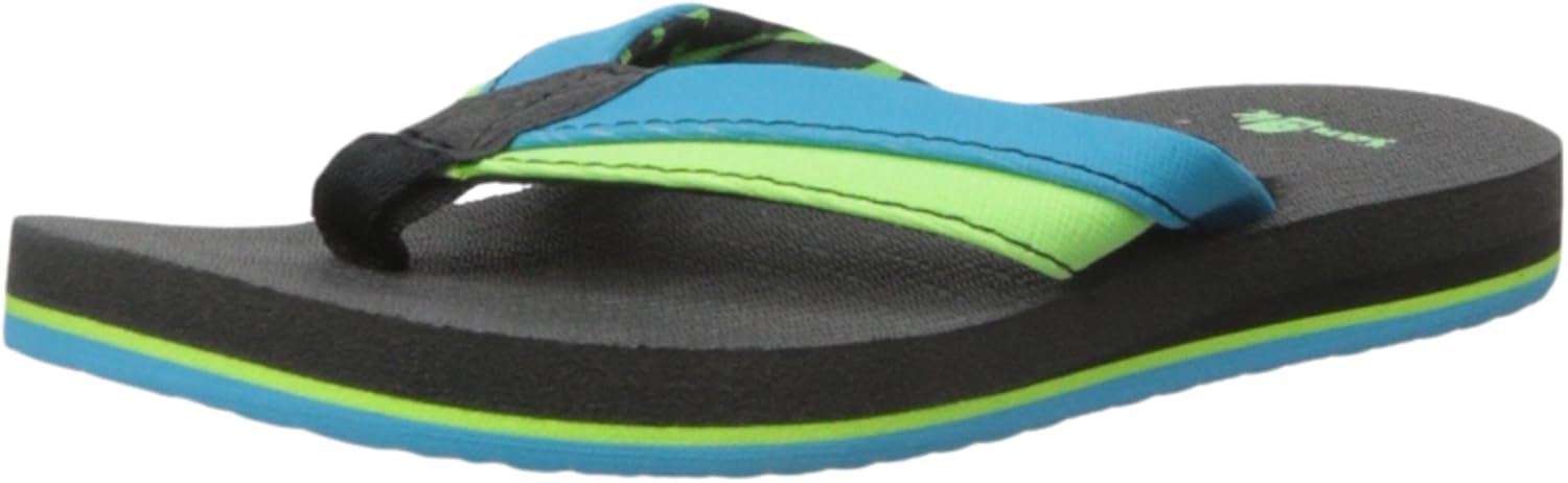 Детские шлепанцы Sanuk Kids Boys' Root Beer Cozy Light, Ocean/Lime
Детские шлепанцы Sanuk Kids Boys' Root Beer Cozy Light, Ocean/Lime