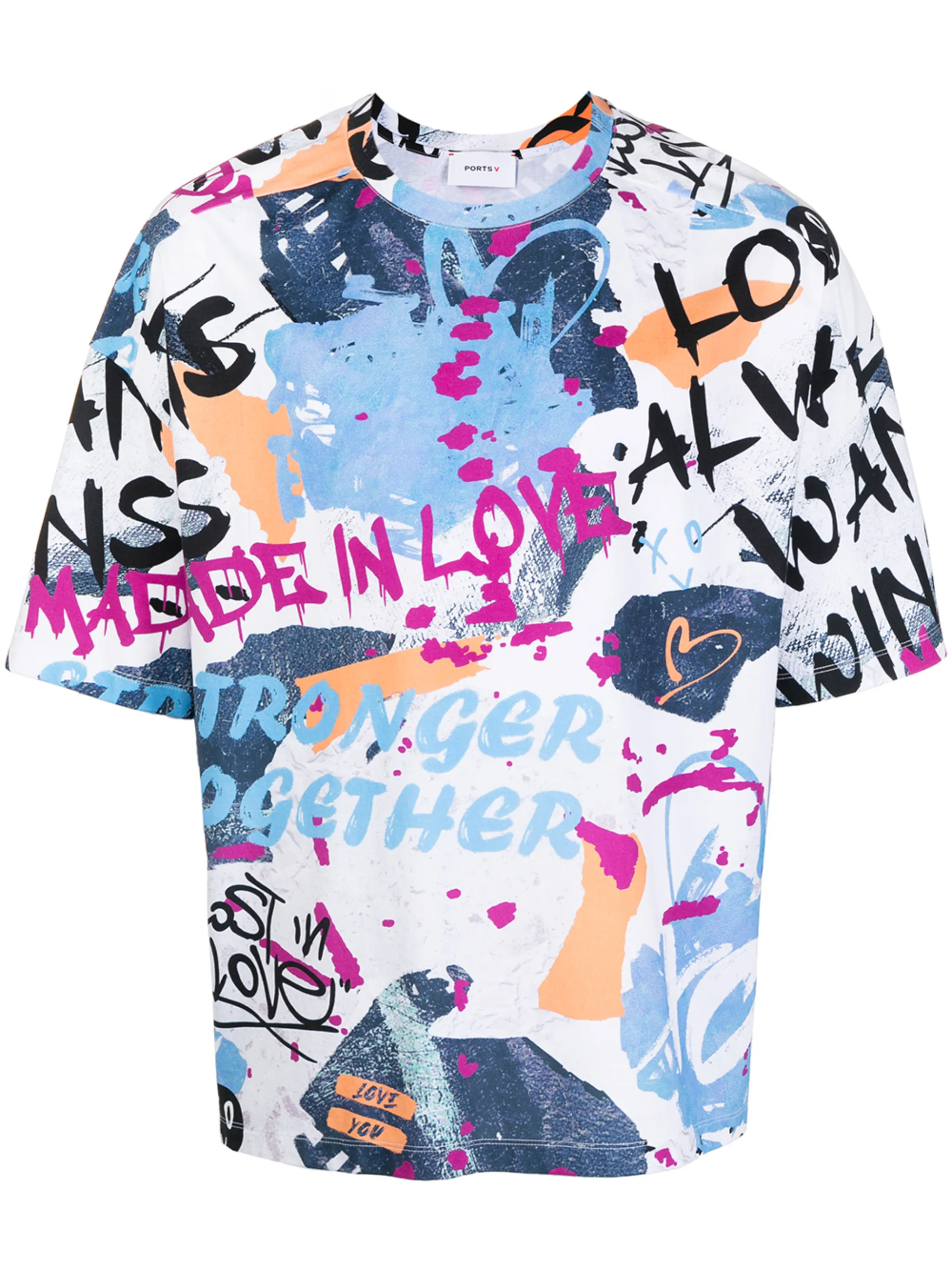 Футболка с графичным принтом Ports V, мультиколор
Футболка с графичным принтом Ports V, мультиколор