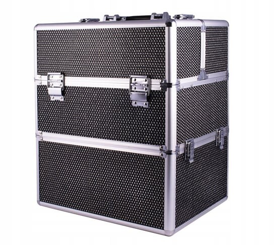 Большой косметичка, состоящая из двух частей, 4 полки, черный с цирконами Sunone
Большой косметичка, состоящая из двух частей, 4 полки, черный с цирконами Sunone