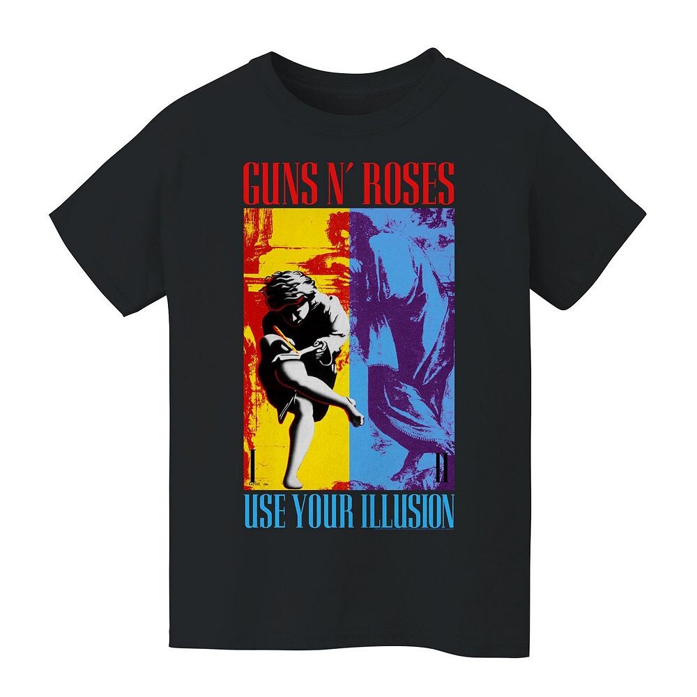 Детская футболка Guns N Roses Illusion 96 с графическим рисунком 8–20 лет Licensed Character, черный
Детская футболка Guns N Roses Illusion 96 с графическим рисунком 8–20 лет Licensed Character, черный