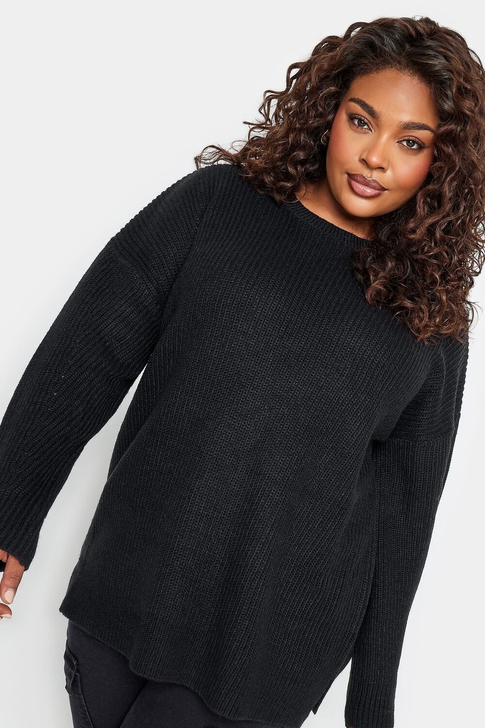 Джемпер с заниженной линией плеч Yours Curve, черный
Джемпер с заниженной линией плеч Yours Curve, черный