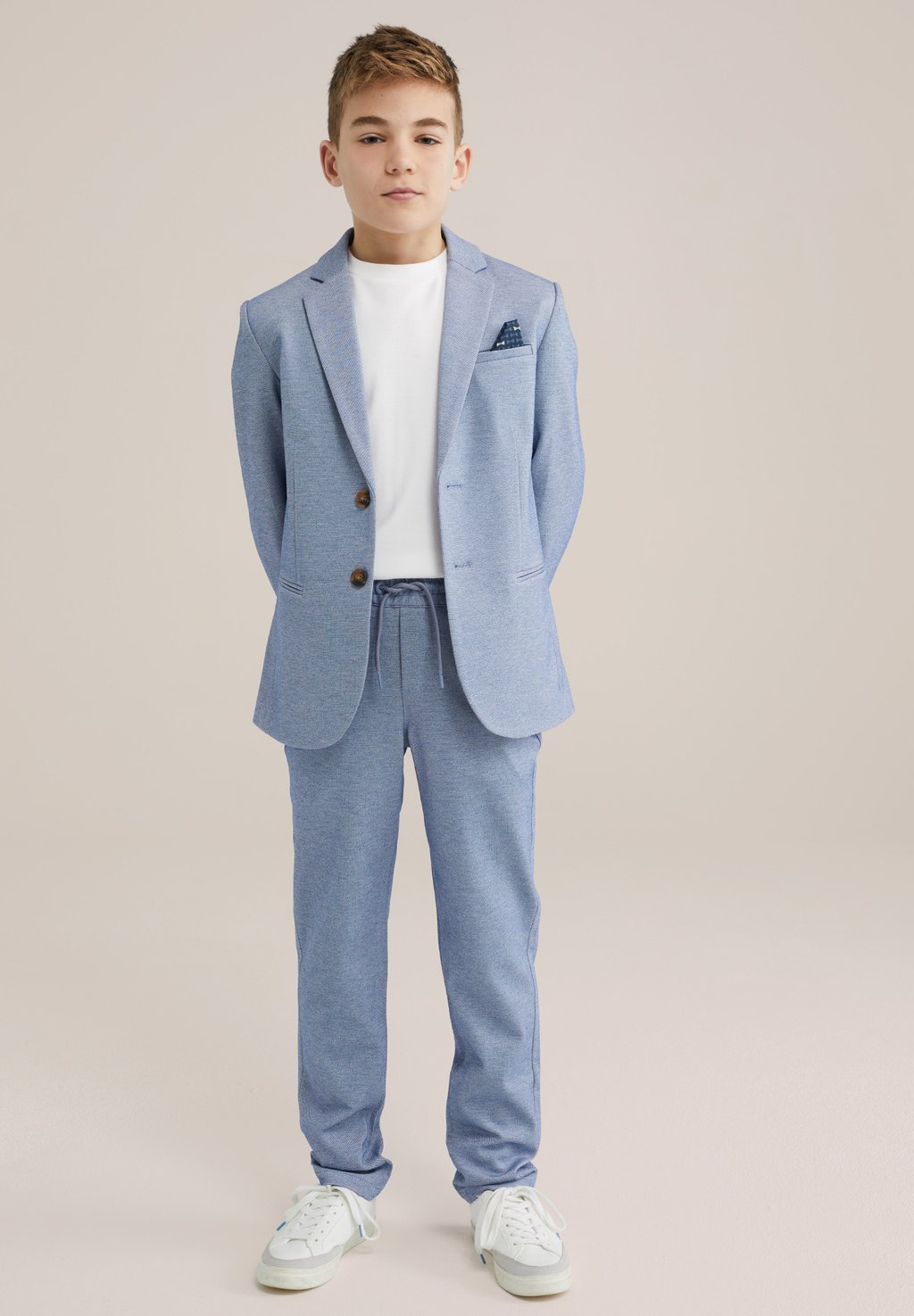 Элегантный пиджак WE Fashion, светло-голубой
Элегантный пиджак WE Fashion, светло-голубой