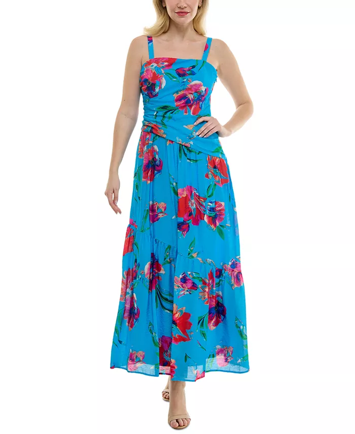 Женское асимметричное макси-платье с заниженной талией Taylor, синий
Женское асимметричное макси-платье с заниженной талией Taylor, синий