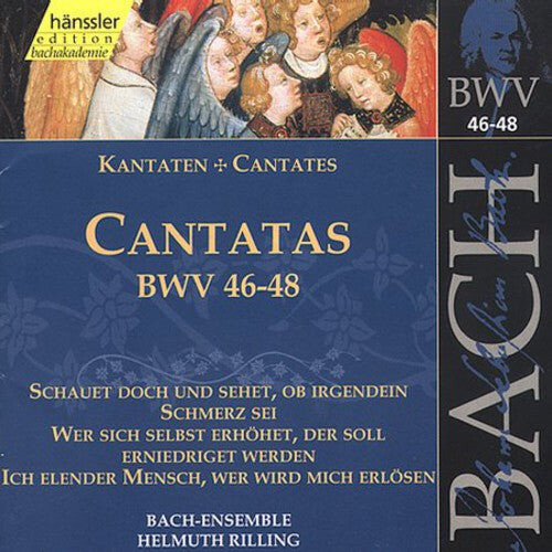 CD диск Bach / Gachinger Kantorei / Rilling: Sacred Cantatas BWV 46-48
CD диск Bach / Gachinger Kantorei / Rilling: Sacred Cantatas BWV 46-48