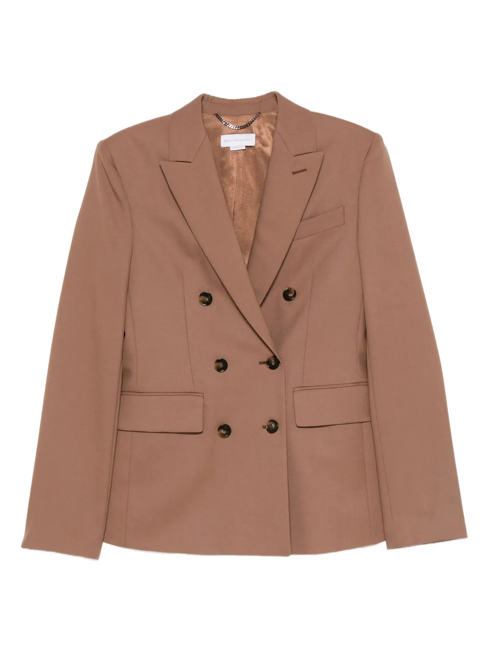 Двубортный шерстяной блейзер STELLA MCCARTNEY, коричневый
Двубортный шерстяной блейзер STELLA MCCARTNEY, коричневый