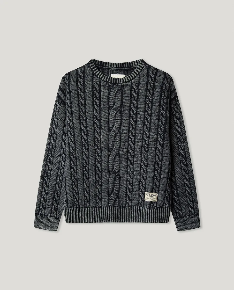 Детский джемпер с жаккардовым узором, окрашенный в готовом виде Pepe Jeans, темно-синий
Детский джемпер с жаккардовым узором, окрашенный в готовом виде Pepe Jeans, темно-синий
