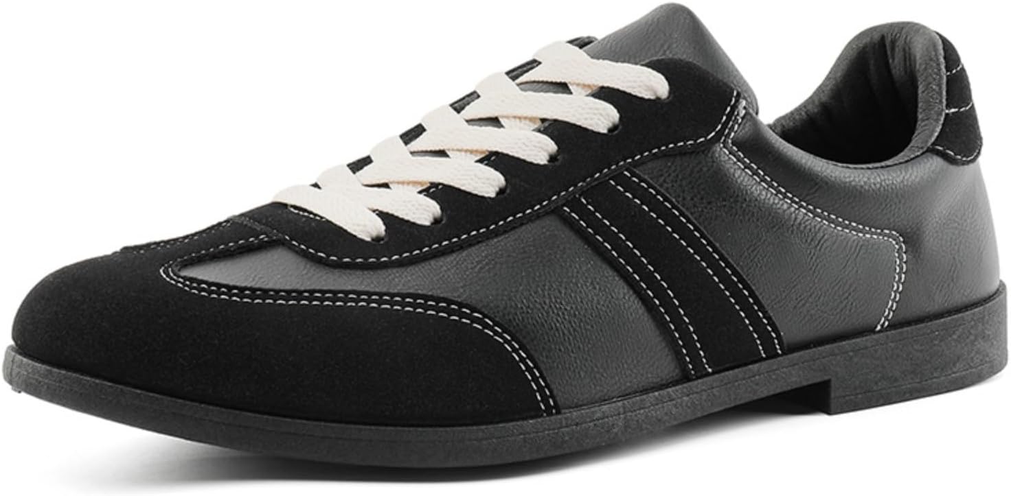 Мужские винтажные классические кожаные кроссовки на шнуровке, легкие, удобные, стильные повседневные обувь для модного показа, ежедневной носки, прогулок и городского стиля GAT Yrzhgdl, черный
Мужские винтажные классические кожаные кроссовки на шнуровке, легкие, удобные, стильные повседневные обувь для модного показа, ежедневной носки, прогулок и городского стиля GAT Yrzhgdl, черный