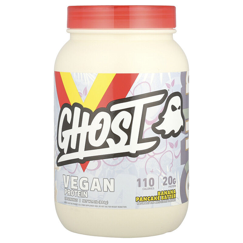 Ghost, Vegan Protein, тесто для банановых блинов, 896 г (2 фунта)
Ghost, Vegan Protein, тесто для банановых блинов, 896 г (2 фунта)