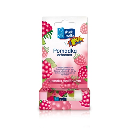 Защитный бальзам для губ со вкусом малины для детей - 65 г Skarb Matkifun
Защитный бальзам для губ со вкусом малины для детей - 65 г Skarb Matkifun