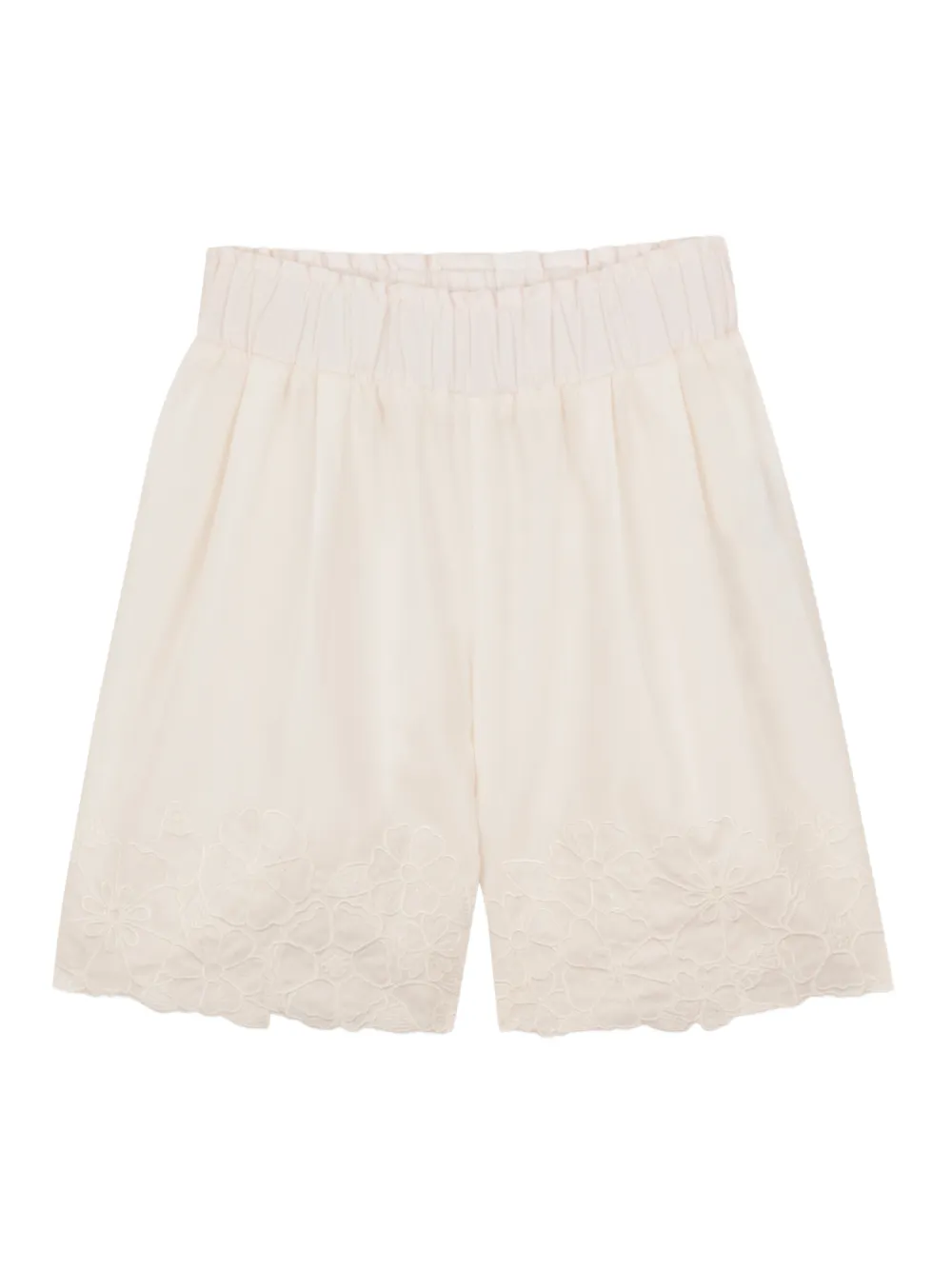 Шорты с цветочной вышивкой Chloé Kids, нейтральный
Шорты с цветочной вышивкой Chloé Kids, нейтральный