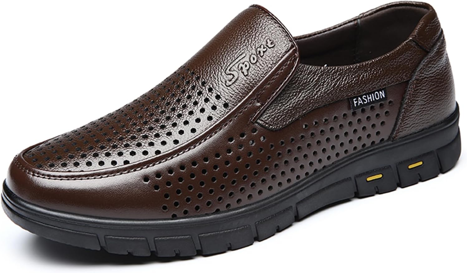 Мужские повседневные кожаные туфли, слипоны для бизнеса, удобные модные обувь для вождения Abborora, коричневый
Мужские повседневные кожаные туфли, слипоны для бизнеса, удобные модные обувь для вождения Abborora, коричневый