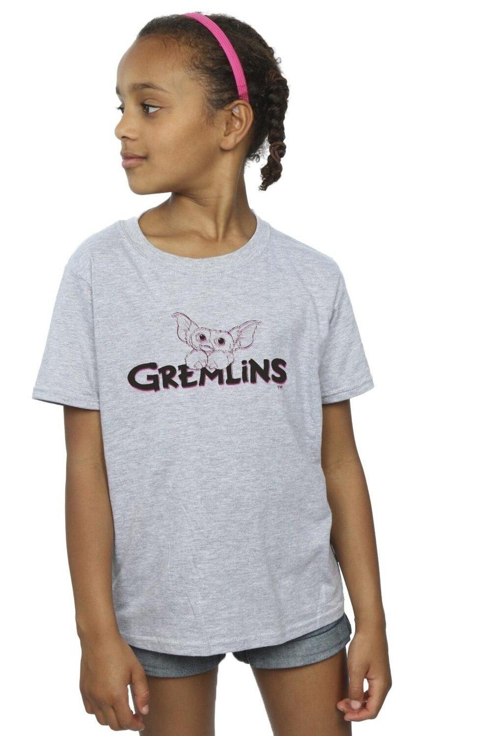 Хлопковая футболка с логотипом Gremlins, серый
Хлопковая футболка с логотипом Gremlins, серый