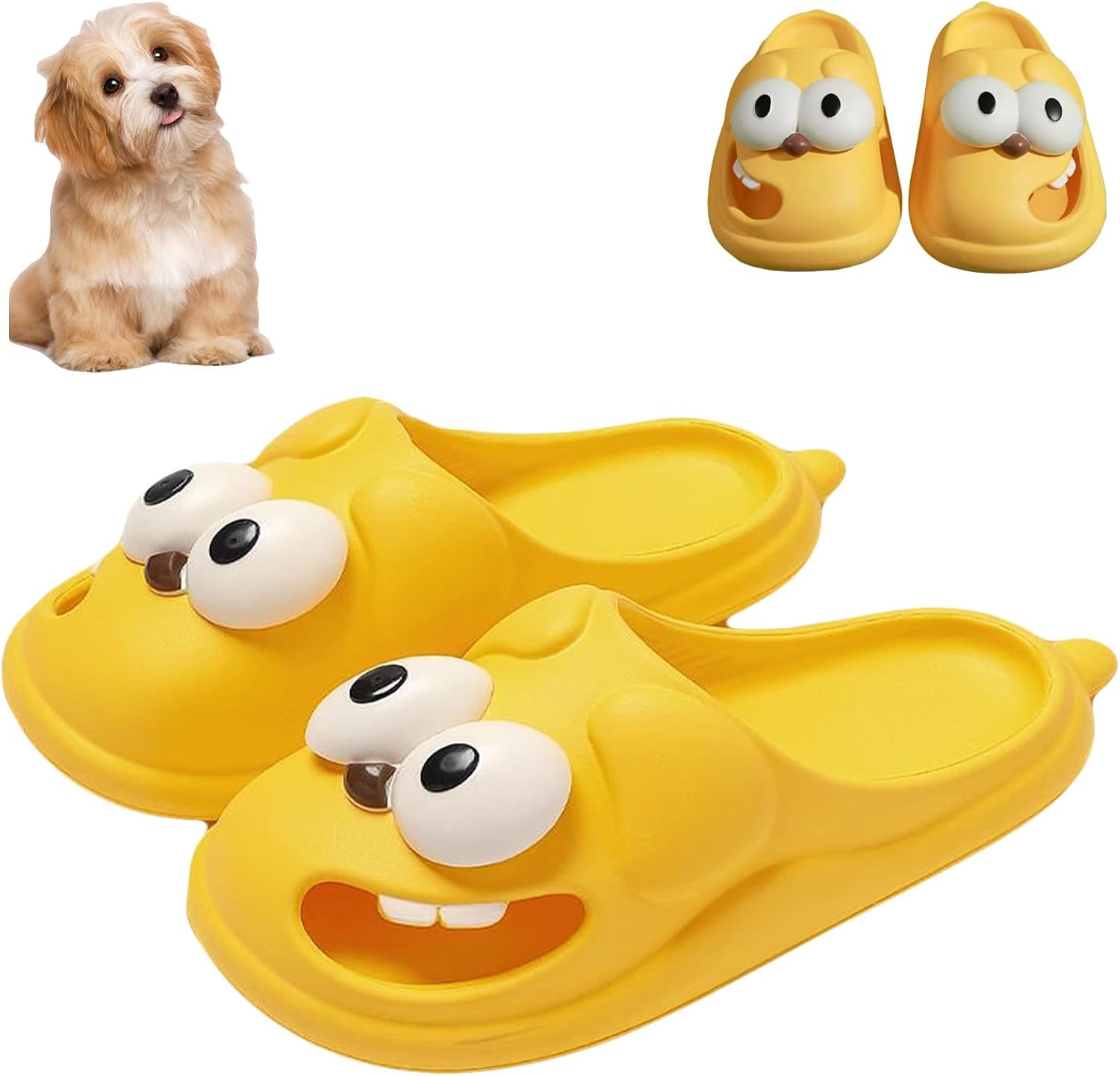 Тапочки Love Pups, тапочки с поцелуем языком, милые и забавные нескользящие тапочки с большой собакой для женщин и мужчин Swinizh, желтый
Тапочки Love Pups, тапочки с поцелуем языком, милые и забавные нескользящие тапочки с большой собакой для женщин и мужчин Swinizh, желтый